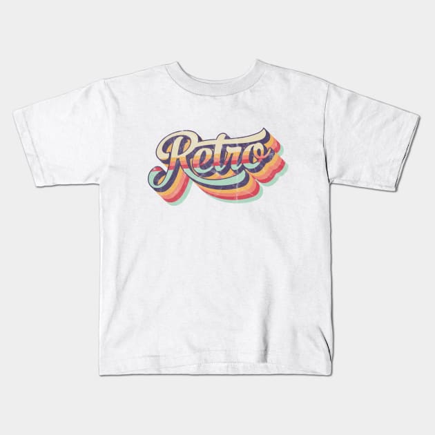 Retro Kids T-Shirt by geep44